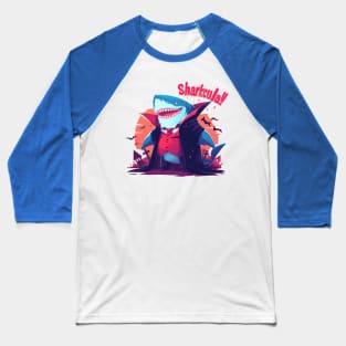 sharkcula Baseball T-Shirt